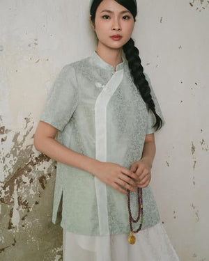 Lunar Jade Blouse - Mint HP02