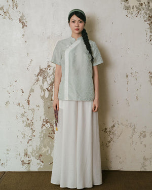 Lunar Jade Blouse - Mint HP02