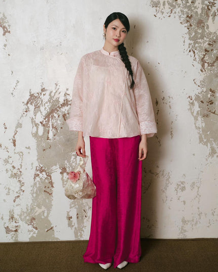 Flamingo Blouse - Pink HP03