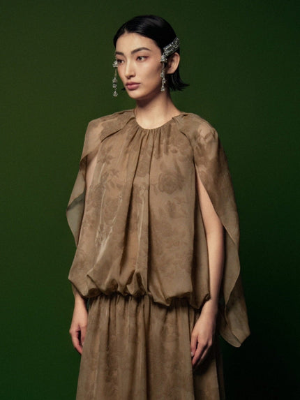 Ethereal Dress- Brown HP64