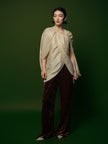 Aster Blouse  - Beige HP46