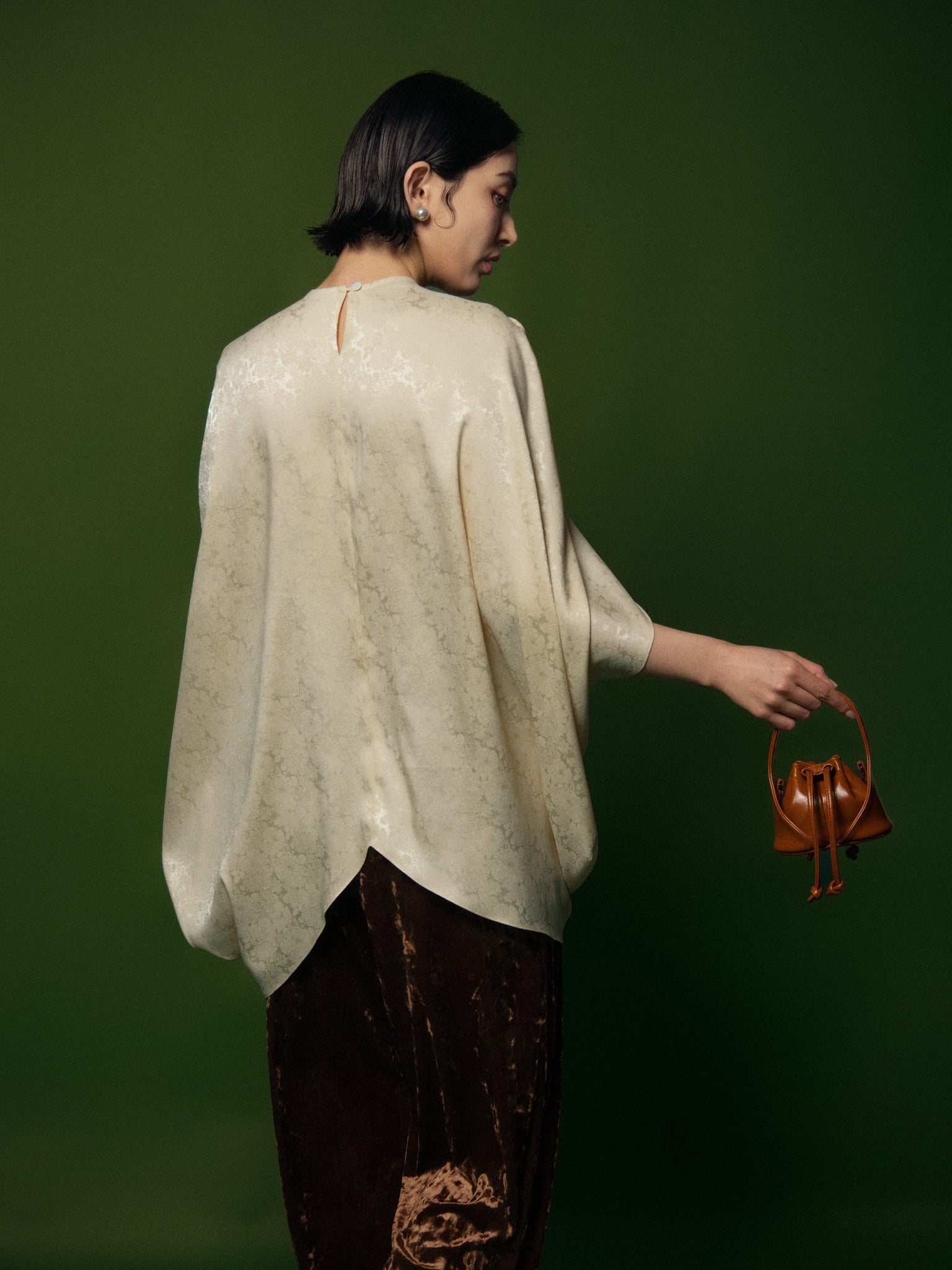 Aster Blouse  - Beige HP46