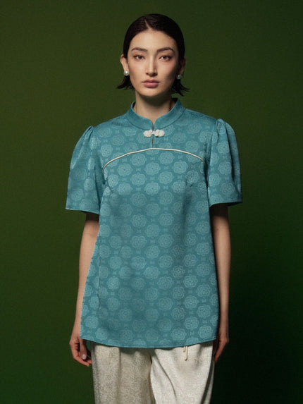 Mystic Emerald Blouse - Blue HP52