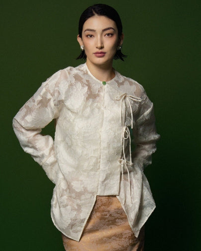Celestial Blouse - Cream/ Chiffon HP48