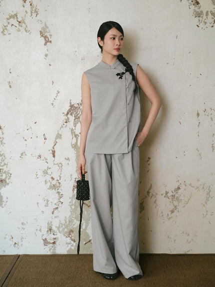 Cloudscape Blouse - Grey HP04