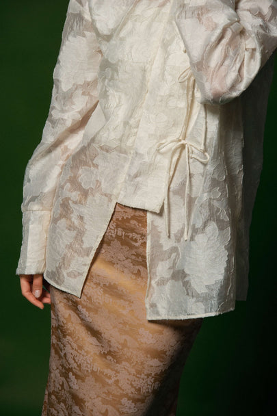 Celestial Blouse - Cream/ Chiffon HP48
