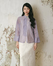 Gardenia Blouse  - Purple HP44