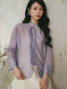 Gardenia Blouse  - Purple HP44