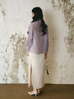Gardenia Blouse  - Purple HP44