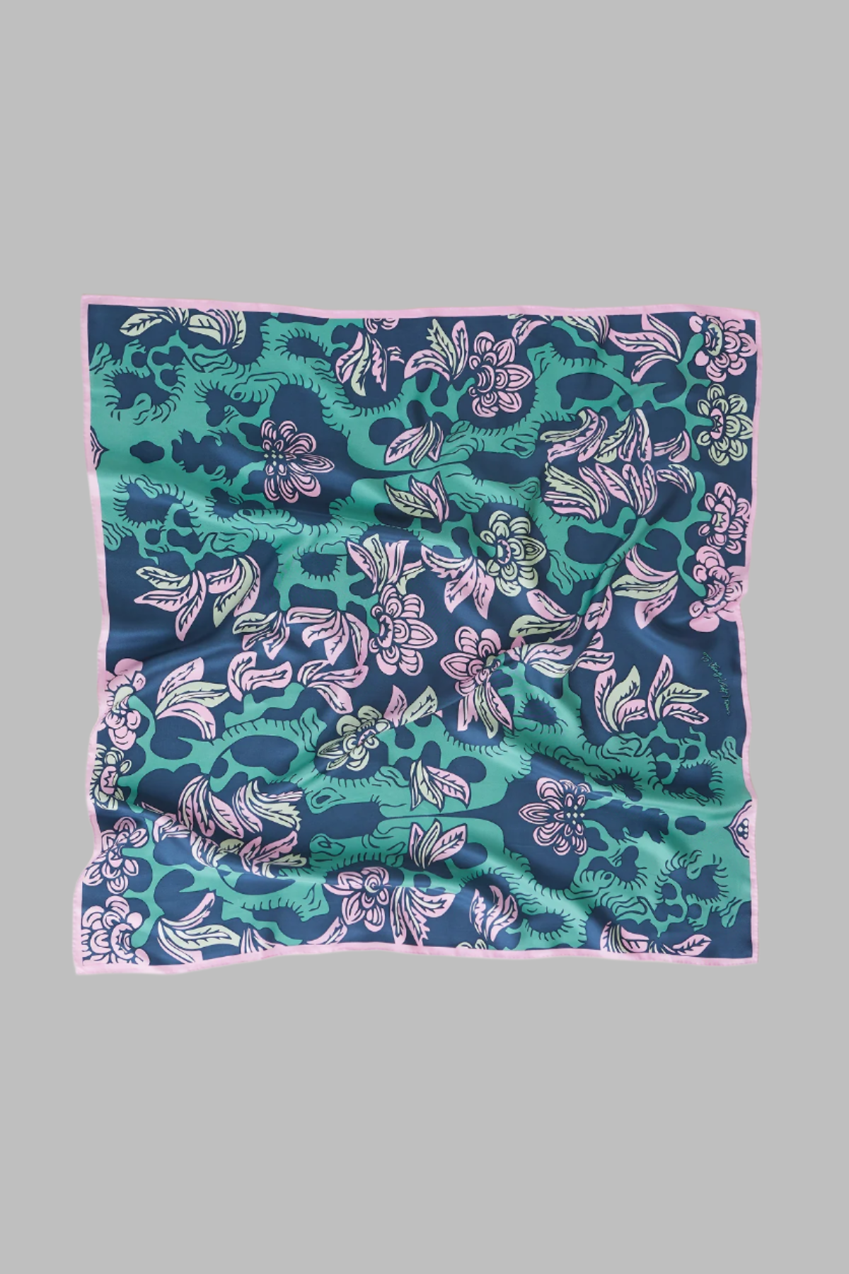 The Garden of Youth Silk Scarf
