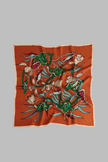 The Lotus Dance Silk Scarf