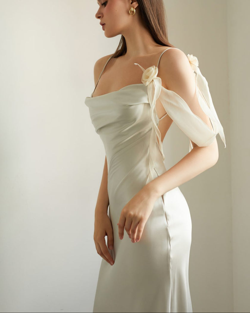 Rosa Dress - Cream HP73