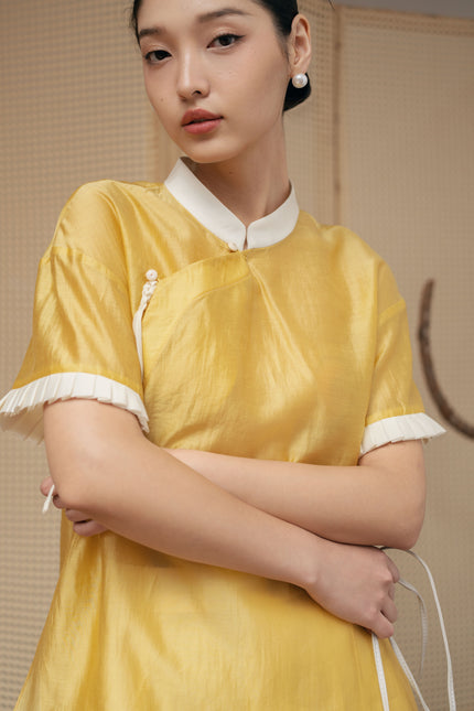 Daffodil Grace Blouse - Yellow HP34