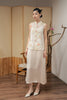 Cherry Bloom Sleeveless Set - Cream HP39