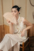 Cherry Bloom Sleeveless Set - Cream HP39