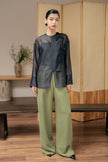 Celestial Blouse/Chiffon - Black HP18