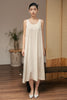 Minimalist Silk Tank Midi Dress - Multi color HP61