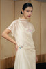 Serene Flow Embroidered Midi Dress - HP59