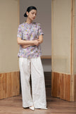 Meadow Bloom Mandarin Blouse - HP35