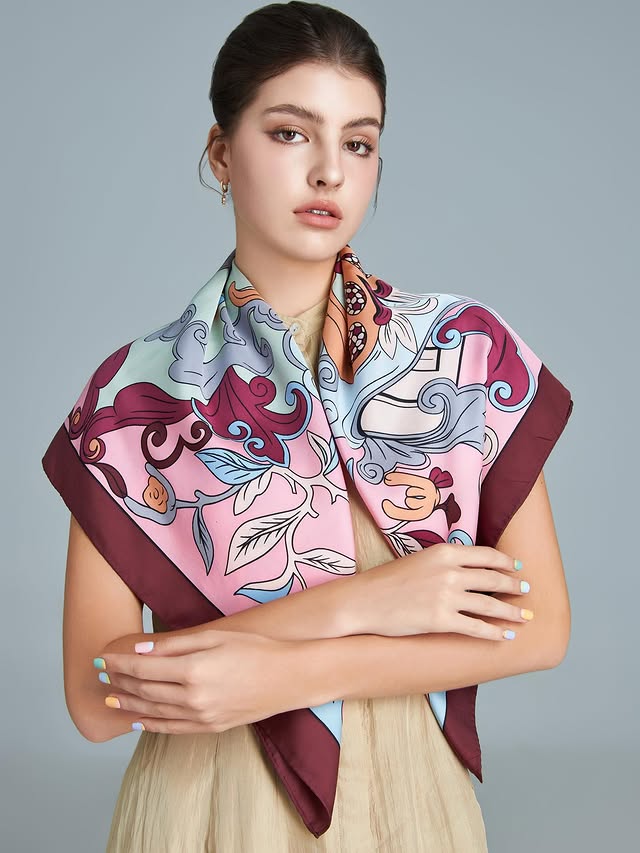 The Buddha's Hand Silk Scarf