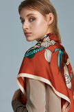The Lotus Dance Silk Scarf