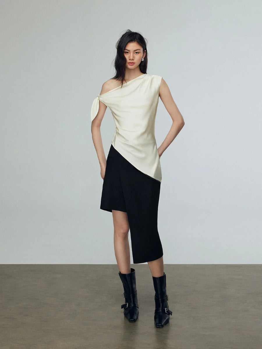 Celeste Silk Blouse - Cream HP69