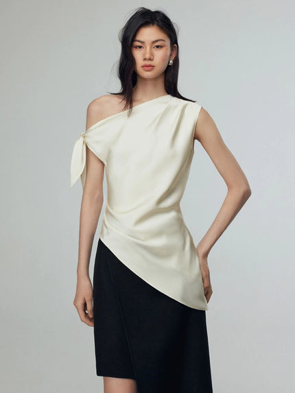 Celeste Silk Blouse - Cream HP69